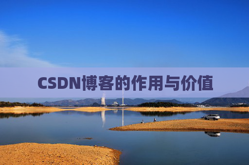 CSDN博客的作用与价值